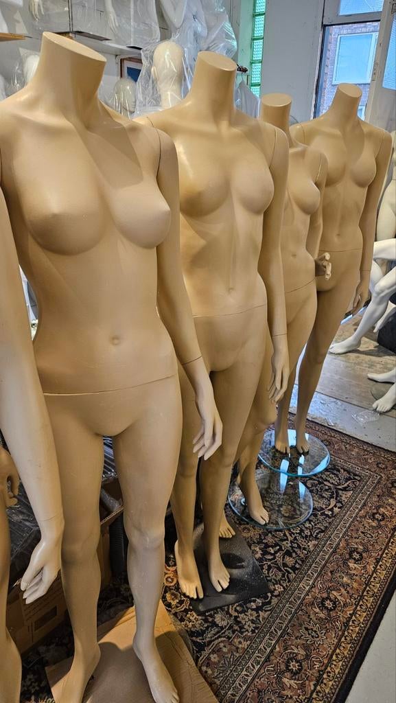 Dames huidskleur etalagepop paspop, Ophalen