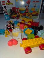 Duplo Mickey & Minnie Verjaardagstrein 10941 compleet, Ophalen of Verzenden, Zo goed als nieuw, Complete set, Duplo