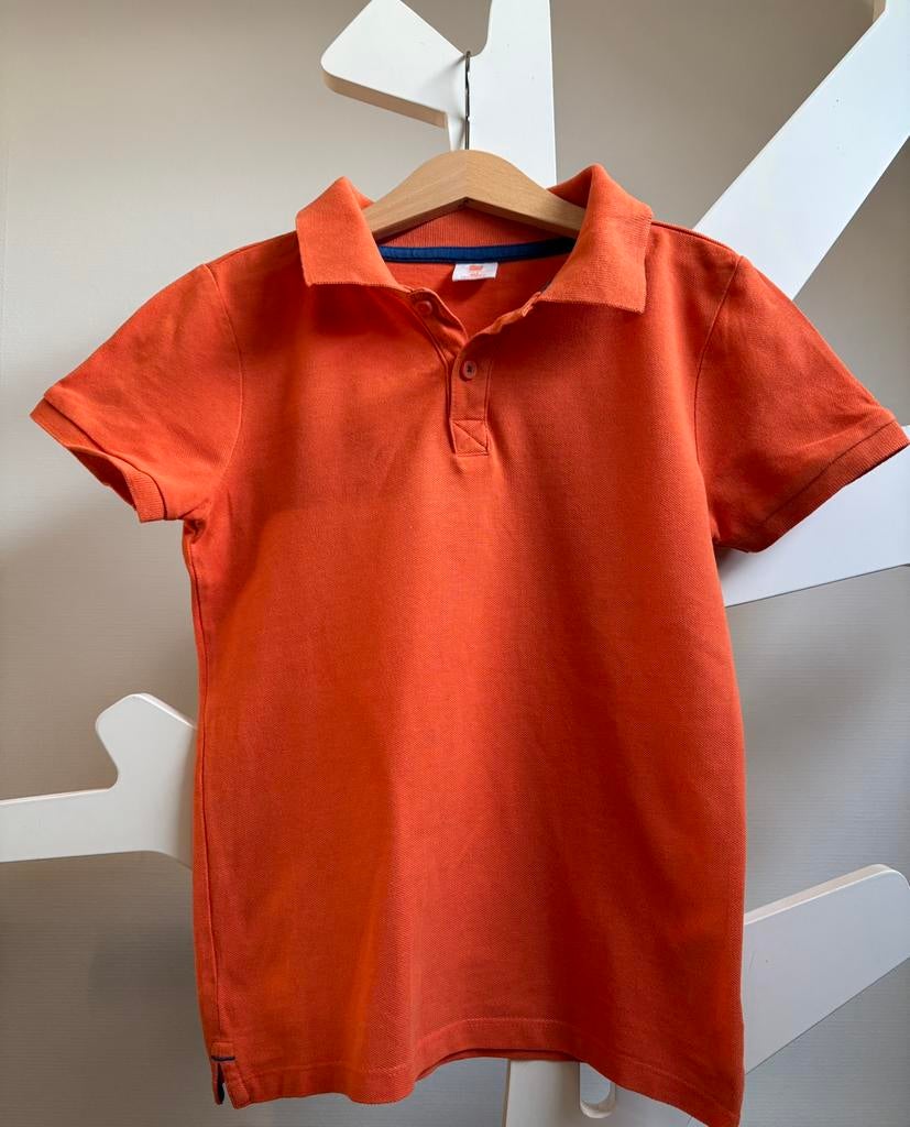 Oranje polo t-shirt Hema Koningsdag maat 134/140, Kinderen en Baby's, Kinderkleding | Maat 134, Ophalen of Verzenden, Zo goed als nieuw