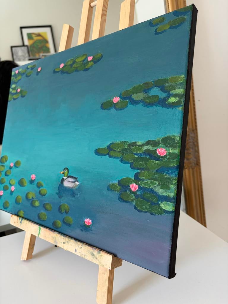 Zelfgemaakt Schilderij Acryl 20x30cm, Ophalen of Verzenden