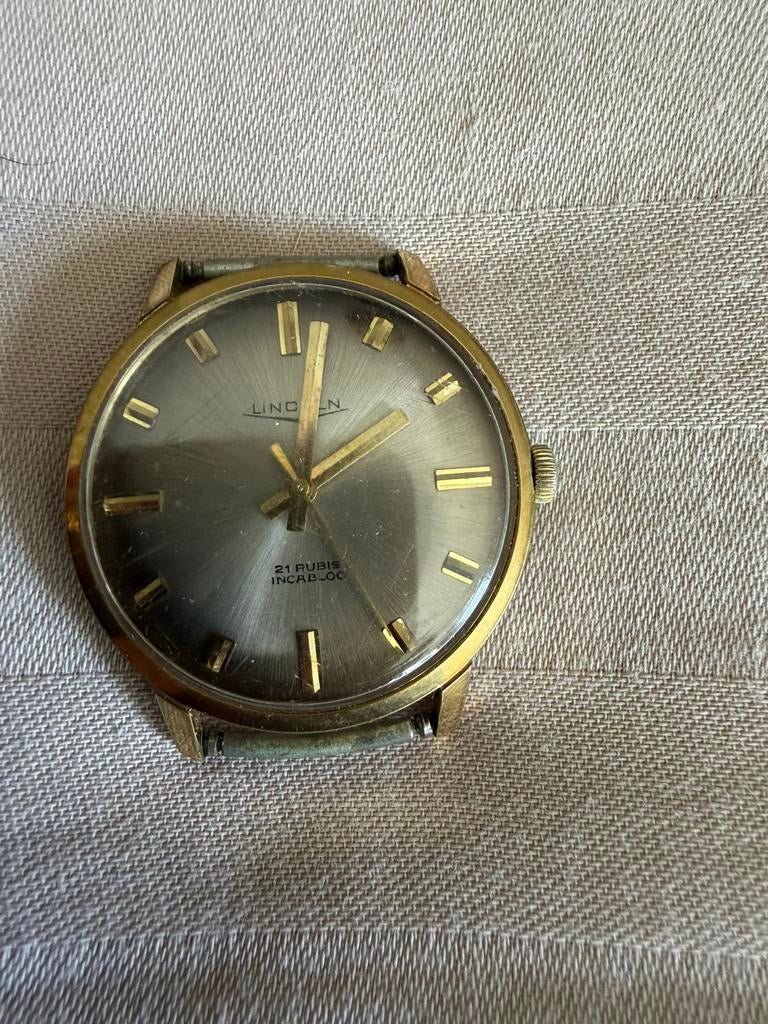 Lincoln horloge, Ophalen of Verzenden, Overige materialen, Polshorloge, 1960 of later