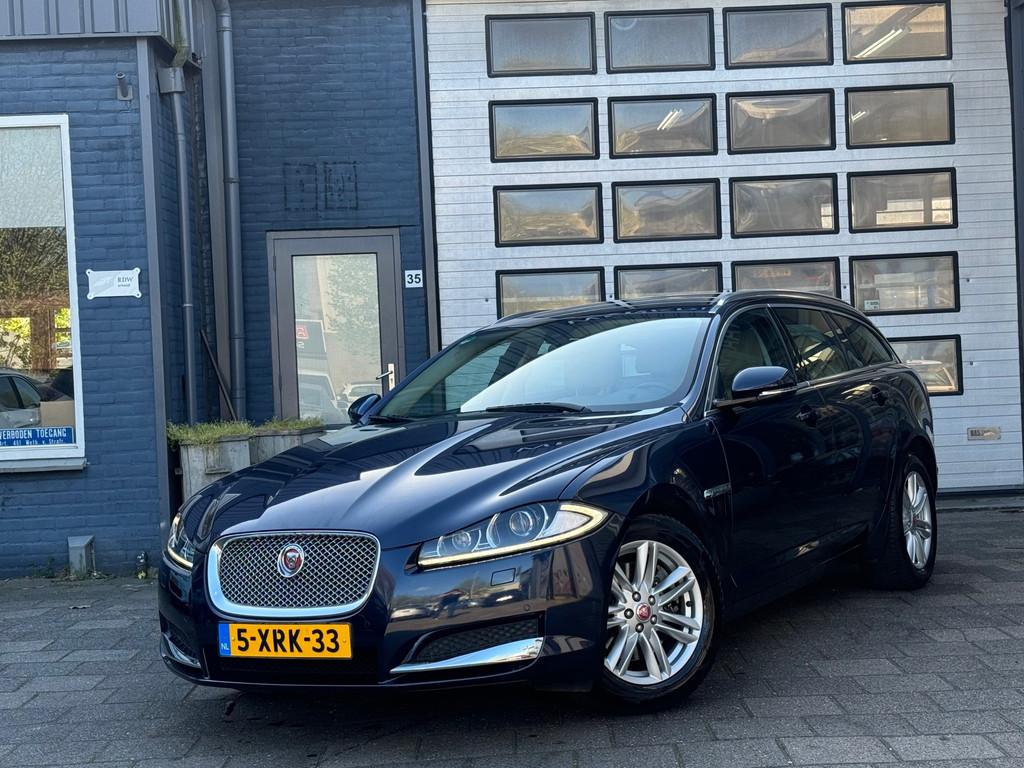 Jaguar XF Sportbrake 2.2D | Clima | Camera | Cruise | Leer, Auto's, Jaguar, Automaat, Euro 5, Achterwielaandrijving, Gebruikt