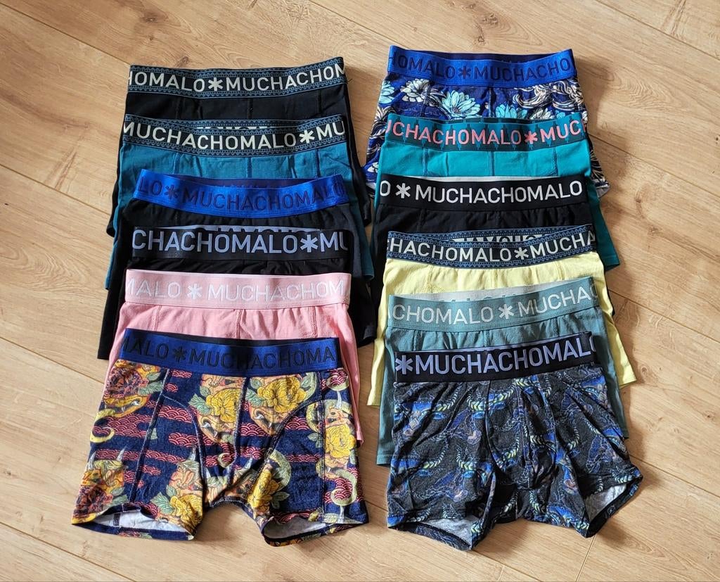 Muchachomalo boxershorts 12 stuks maat 134-140, Kinderen en Baby's, Kinderkleding | Maat 134, Ophalen of Verzenden