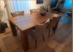 NOTENHOUTEN TAFEL, EETTAFEL NOTEN HOUT, Huis en Inrichting, Tafels | Eettafels, Ophalen, 200 cm of meer, 50 tot 100 cm, Zo goed als nieuw