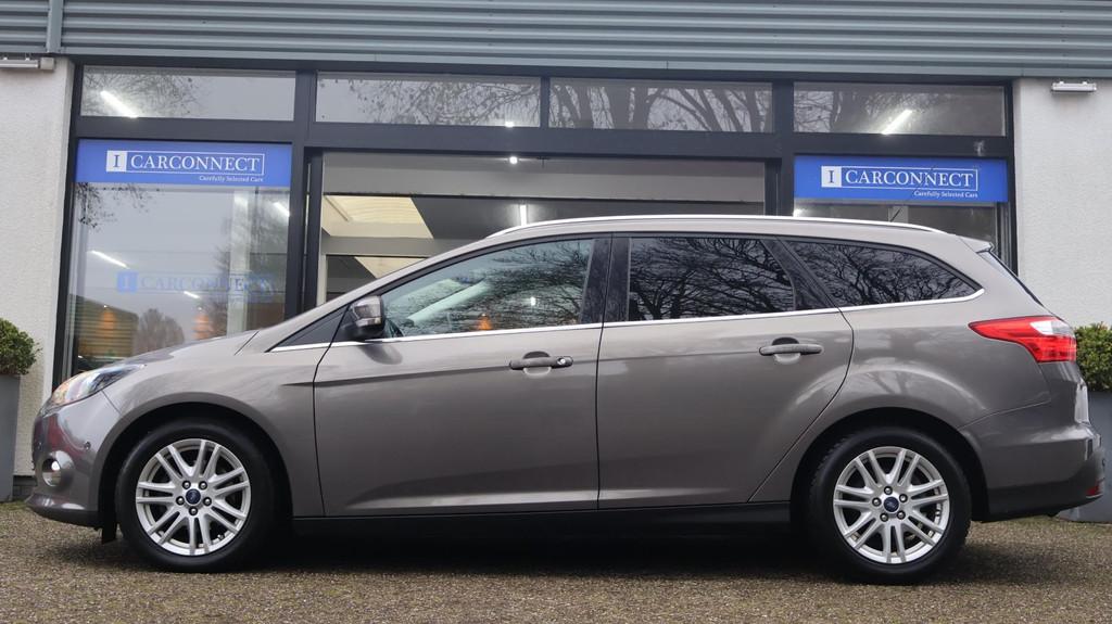 Ford Focus Wagon 1.0 EcoBoost Edition Plus 125pk|PDC|Cruise|, Auto's, Euro 5, Gebruikt, Zwart, Origineel Nederlands