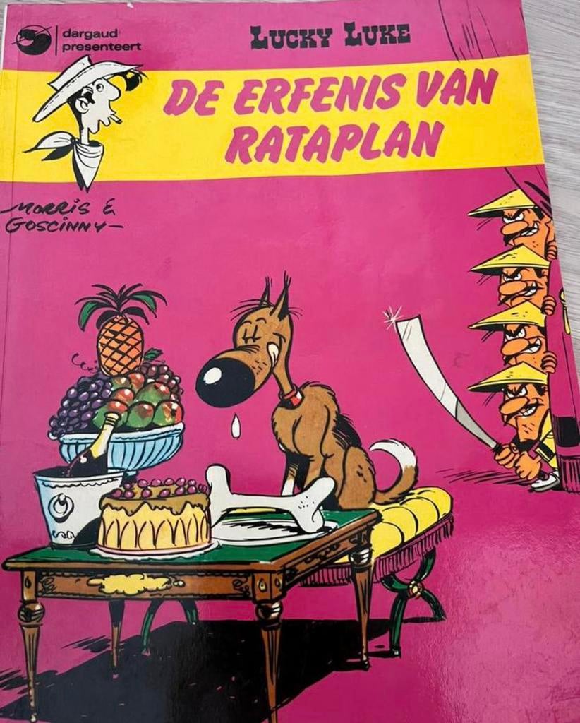 Lucky luke 43. de erfenis van rataplan, Eén stripboek, Ophalen of Verzenden, Gelezen