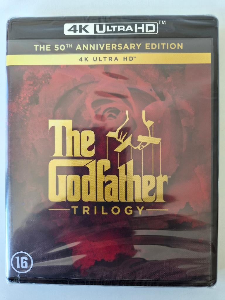 The Godfather Trilogy - 4K UHD BD, Cd's en Dvd's, Blu-ray, Nieuw in verpakking, Actie, Ophalen of Verzenden