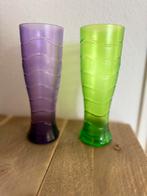 Holland America Line Vazen/Beker set - Paars & Groen, Huis en Inrichting, Ophalen, Kunststof, Overige kleuren, Zo goed als nieuw
