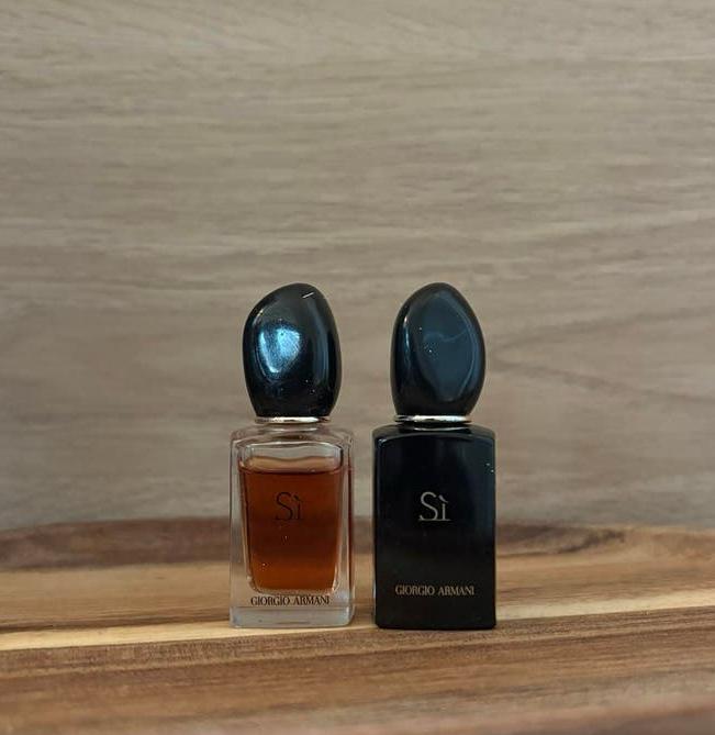 2 x Giorgio Armani miniatuur - Si edp & Si intense, Verzenden, Nieuw