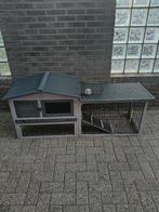 Konijnenhok voor buiten, Ophalen, 110 cm of meer, Zo goed als nieuw, 90 cm of meer