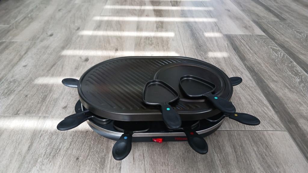 Tristar Gourmetstel 1200W voor 8 personen, Ophalen of Verzenden, Gebruikt, 8 personen of meer