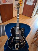 Hagström HJ500 glossy black hollow body, Ophalen, Zo goed als nieuw, Hollow body, Overige merken