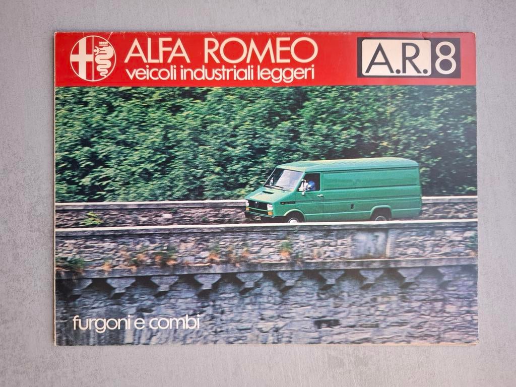 Alfa Romeo A.R. 8 veicoli industriali leggeri folder, Ophalen of Verzenden, Zo goed als nieuw, Alfa Romeo