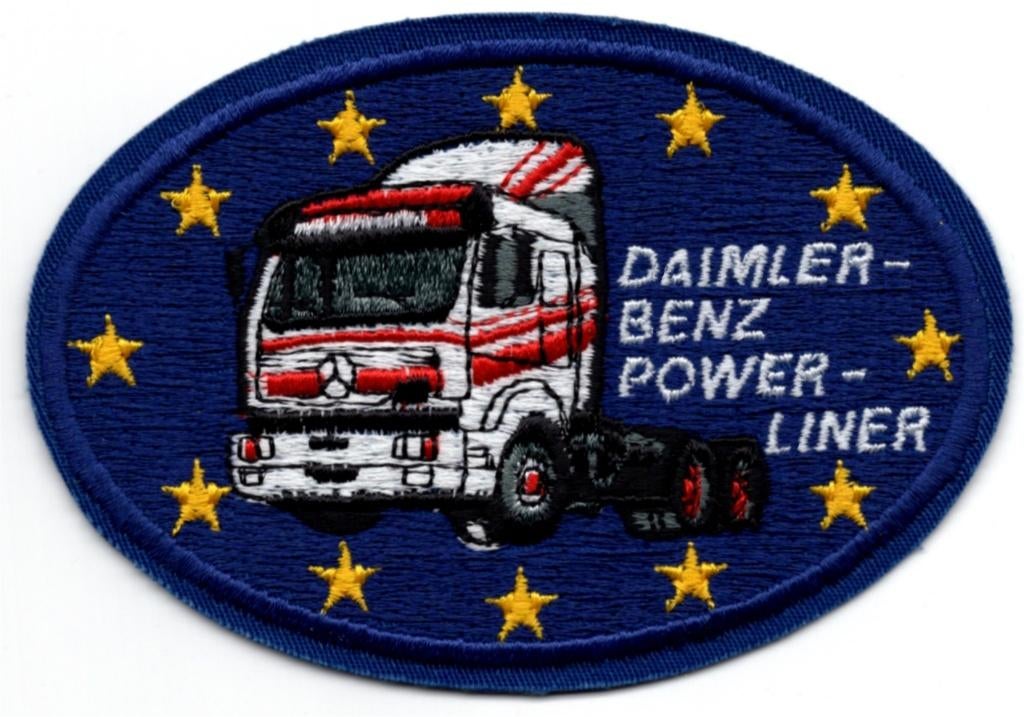 Mercedes Trucks Daimler stoffen opstrijk patch embleem #21, Verzenden, Nieuw, Auto's