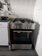 RVS gasfornuis 60 breed met wokbrander, Goos Horeca, Ophalen, 60 cm of meer, Zo goed als nieuw, Gas