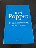 De Open Samenleving en haar Vijanden - Karl Popper hardcover, Boeken, Filosofie, Wijsbegeerte of Ethiek, Ophalen of Verzenden