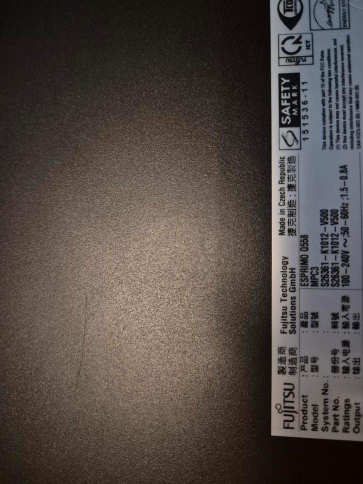 Fujitsu Esprimo Q558 i5 9e Gen 16GB DDR4 RAM Mini PC, Computers en Software, Desktop Pc's, Gebruikt, 16 GB, Ophalen of Verzenden