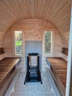 Barrel Sauna Fins 3 Meter inclusief Harvia Houtkachel, Ophalen of Verzenden, Nieuw, Fins of Traditioneel, Complete sauna