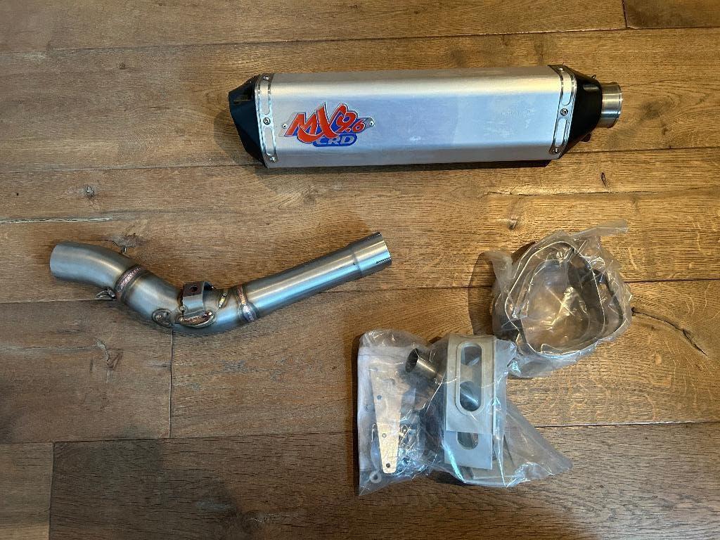 CRD uitlaat YZF 450/250 06-09 & WRF 250 07-14 & WRF450 07-11, Motoren, Tuning en Styling, Ophalen of Verzenden