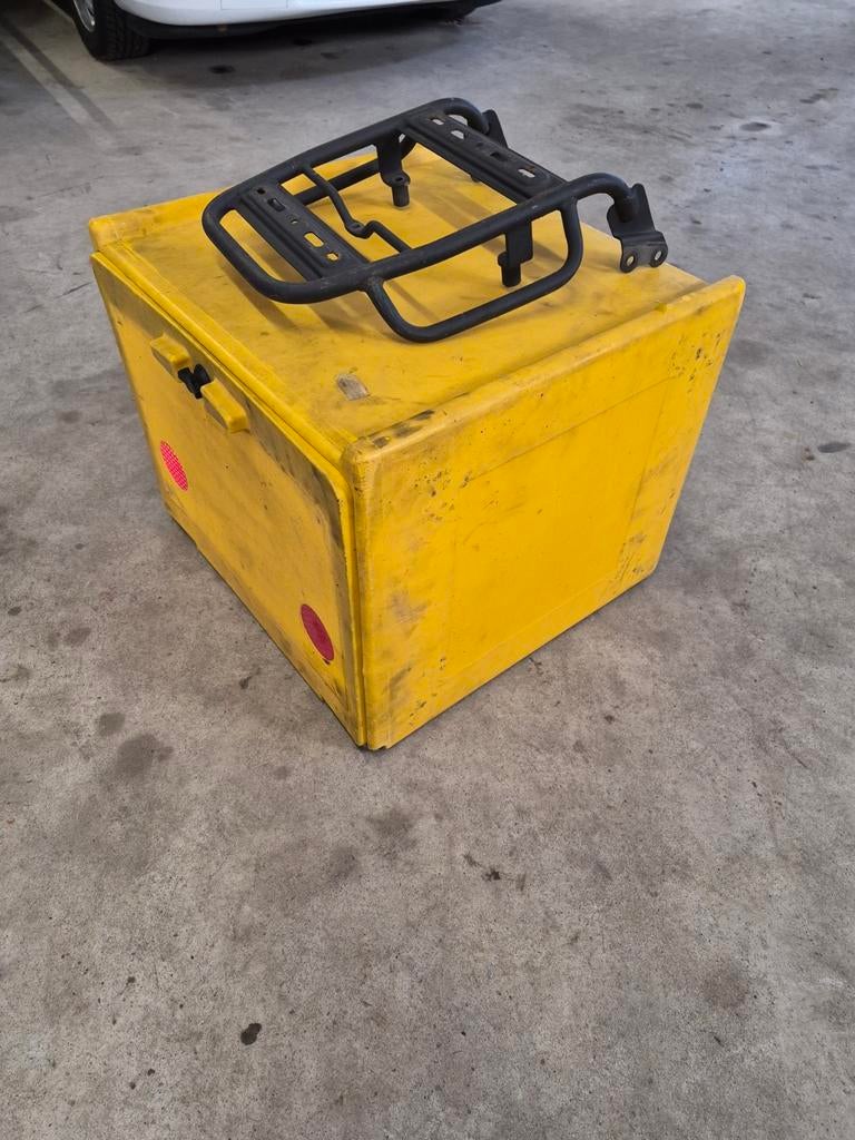 Bezorgbox Kymco Agility - Geel met bagagedrager, Ophalen, Gebruikt, Overige typen, Kymco