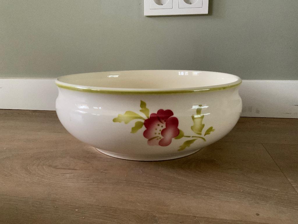 Prachtige stenen waskom, kom, bak, schaal, Huis en Inrichting, Woonaccessoires | Schalen en Manden, Gebruikt, Schaal, Rond, Ophalen of Verzenden