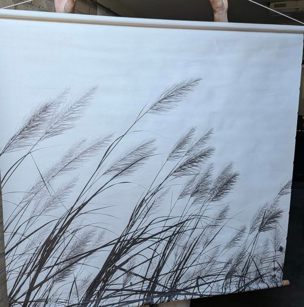 Wand decoratie - pluimen - doek aan koord, Ophalen