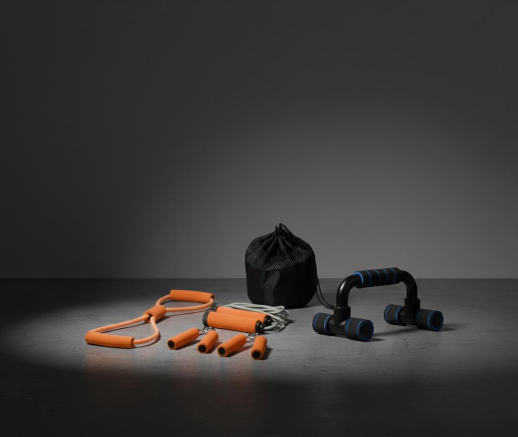Fitness Set – Push Up Bars + Dumbbells, Ophalen of Verzenden, Nieuw, Benen, Push-up steun