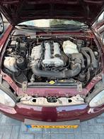 Mazda MX-5 NB 1.6 1998 Rood - Topstaat, 0% Roest, Lage KM, Auto's, Mazda, Achterwielaandrijving, 40 €/maand, Beige, 4 cilinders