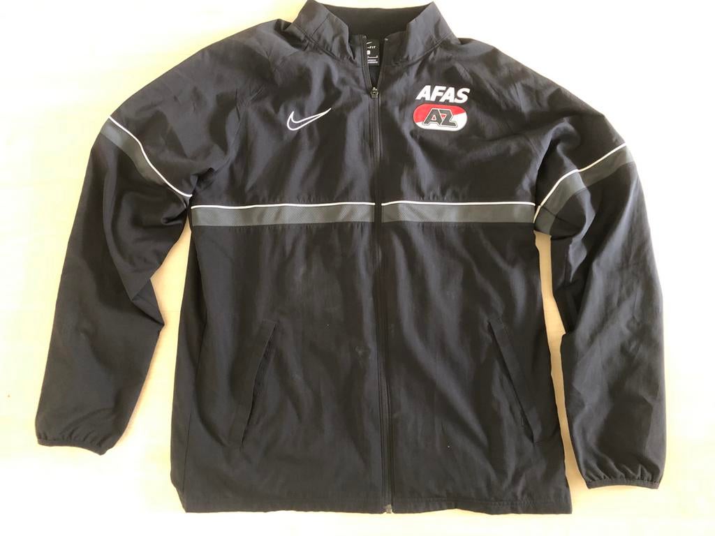 Nike AZ Alkmaar Trainingsjack Maat L, Maat 52/54 (L), Zwart, Ophalen of Verzenden, Zo goed als nieuw
