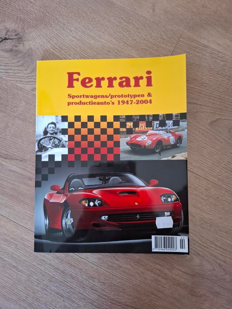 Ferrari Sportwagens/prototypen & productieauto's 1947-2004, Ophalen of Verzenden, Zo goed als nieuw, Ferrari, Onbekend