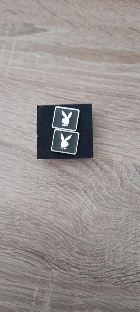 Playboy Manchetknopen - Stijlvolle Accessoire, Ophalen of Verzenden, Zo goed als nieuw, Overige materialen