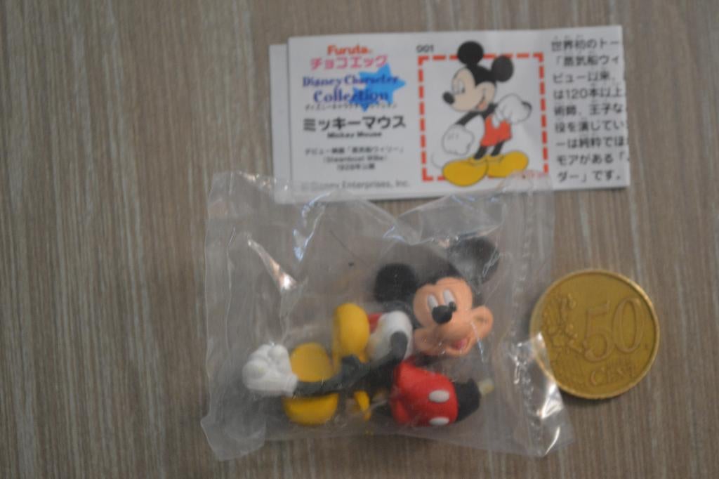 Diverse vintage Walt Disney Choco party figuurtjes Japan, Verzenden, Overige figuren, Zo goed als nieuw, Beeldje of Figuurtje
