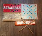 Scrabble houten stenen met draaitafel compleet, Ophalen of Verzenden, Zo goed als nieuw