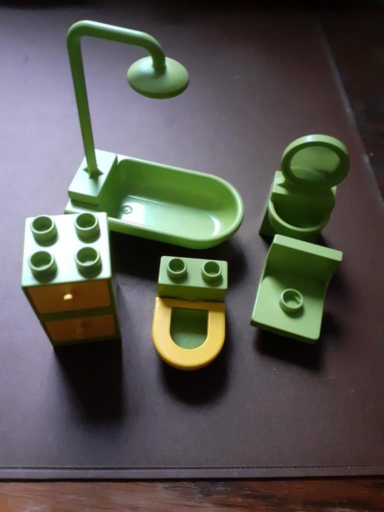Duplo badkamer., Verzamelen, Poppenhuizen en Toebehoren, Ophalen of Verzenden, Poppenhuis