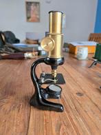 Zwitserse microscoop met 3 objectieven, Ophalen of Verzenden, Gebruikt, Minder dan 400x, Biologische microscoop
