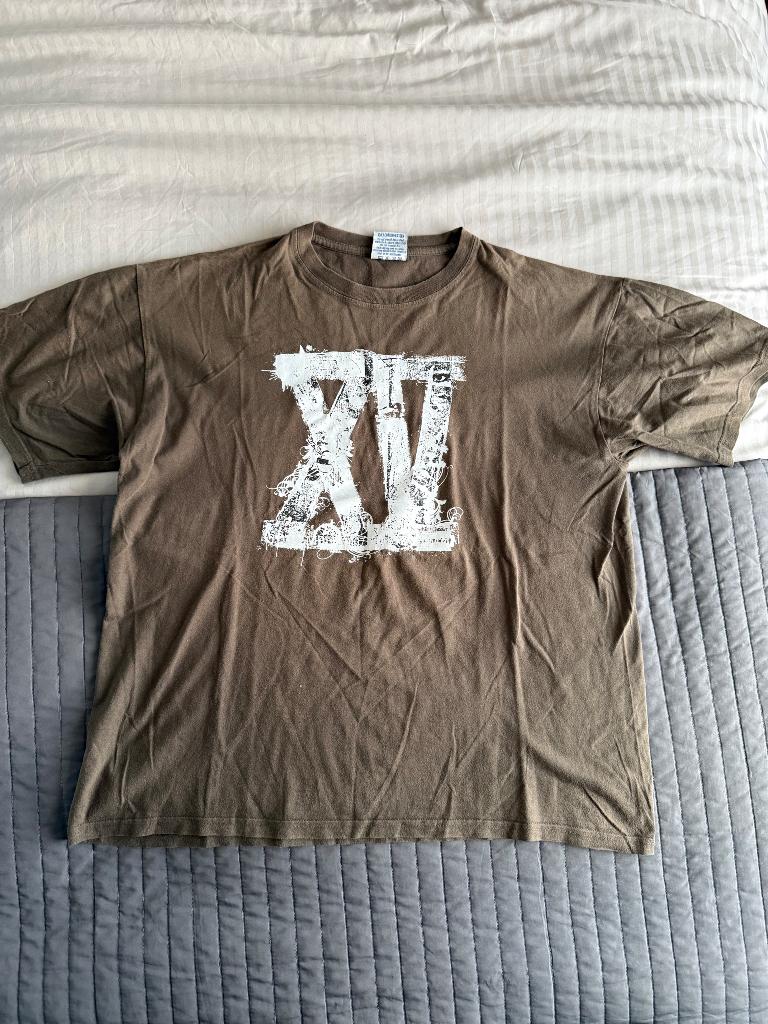 Thunderdome xv 15 years t shirt, Ophalen of Verzenden, Zo goed als nieuw, Maat 52/54 (L), Bruin