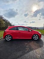 Opel Corsa 1.6 GSI Turbo 3D 2008 Rood, Auto's, Stof, LED verlichting, 4 cilinders, Handgeschakeld