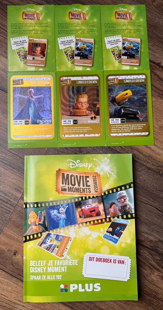 Disney Movie Moments Compleet Boek met Limited Edition kaart, Ophalen of Verzenden, Overige figuren, Nieuw, Overige typen