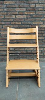 Mooie Stokke Triptrap stoel naturel zgan, Ophalen, Zo goed als nieuw, Meegroeistoel