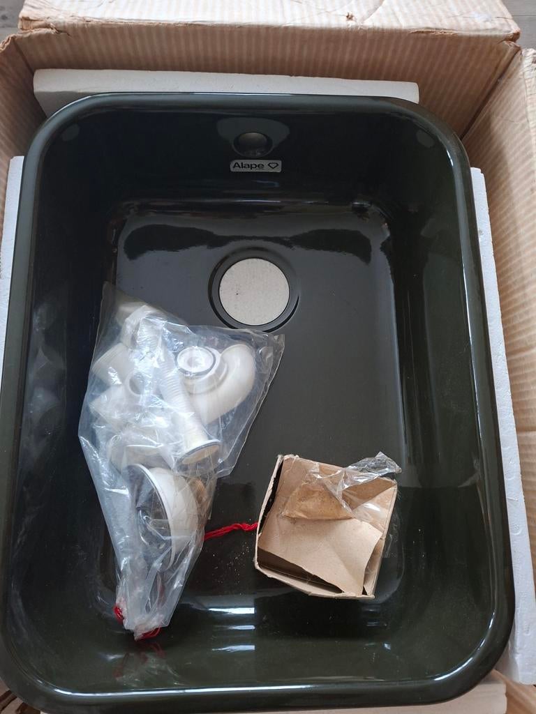 Alape wasbak groen, nieuw in doos, Doe-het-zelf en Verbouw, Ophalen of Verzenden, Nieuw, Wastafel