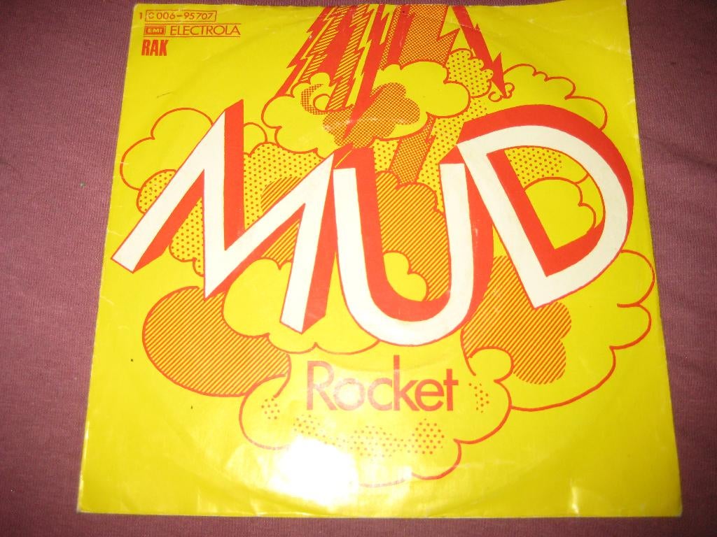 Mud: Rocket, Cd's en Dvd's, Vinyl Singles, Ophalen of Verzenden, Zo goed als nieuw, Pop, Single