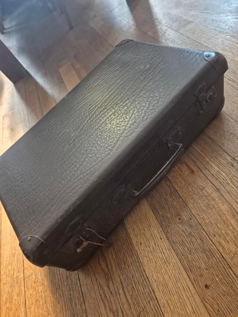 Vintage Koffer - Bruin, Stevig en Ruim, 60 tot 70 cm, Overige materialen, Gebruikt, Ophalen of Verzenden