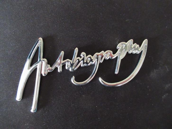 Range Rover P38 autobiography badge, Auto-onderdelen, Overige Auto-onderdelen, Land Rover, Nieuw, Ophalen