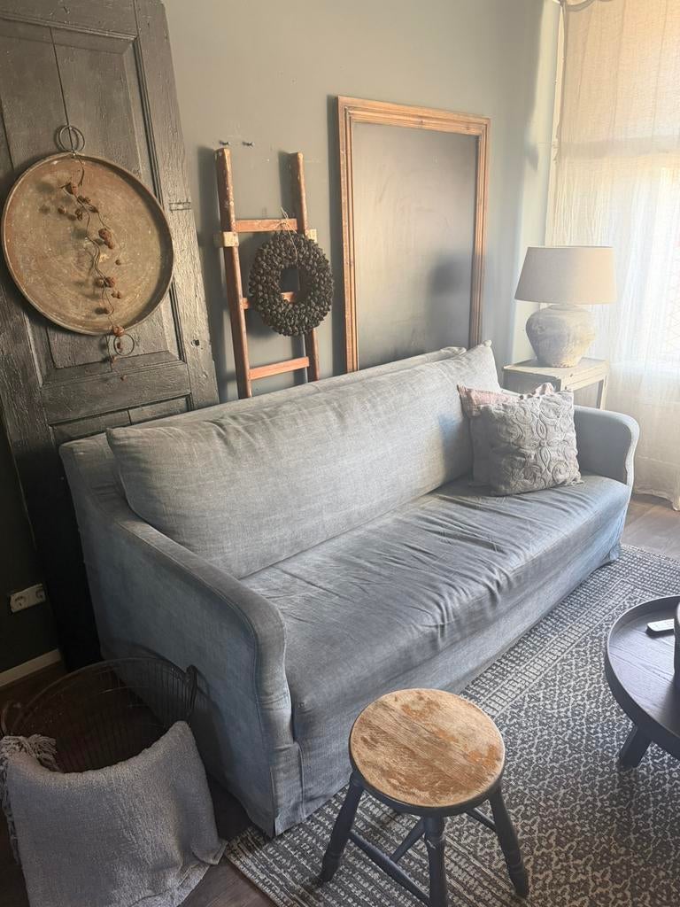 Prachtige landelijke bank, Ophalen of Verzenden, Zo goed als nieuw, 150 cm of meer, Vierpersoons of meer