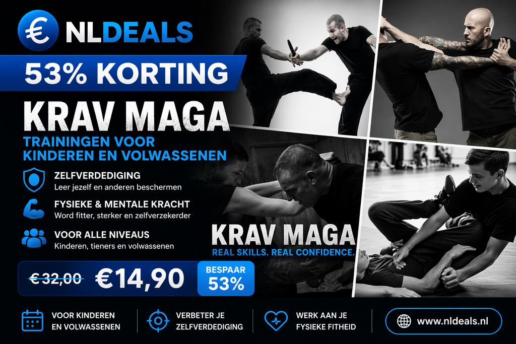 Krav Maga Trainingen - Zelfverdediging & Fitheid, Sport en Fitness, Vechtsporten en Zelfverdediging, Ophalen, Nieuw, Overige, Vechtsportmateriaal