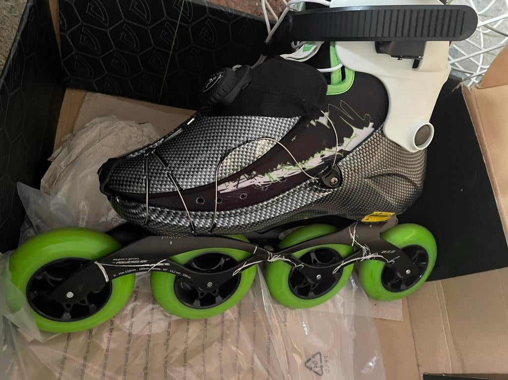 Powerslide skeelers maat 43 - Zo goed als nieuw, Sport en Fitness, Skeelers, Ophalen, Heren, Zo goed als nieuw, Inline skates 4 wielen