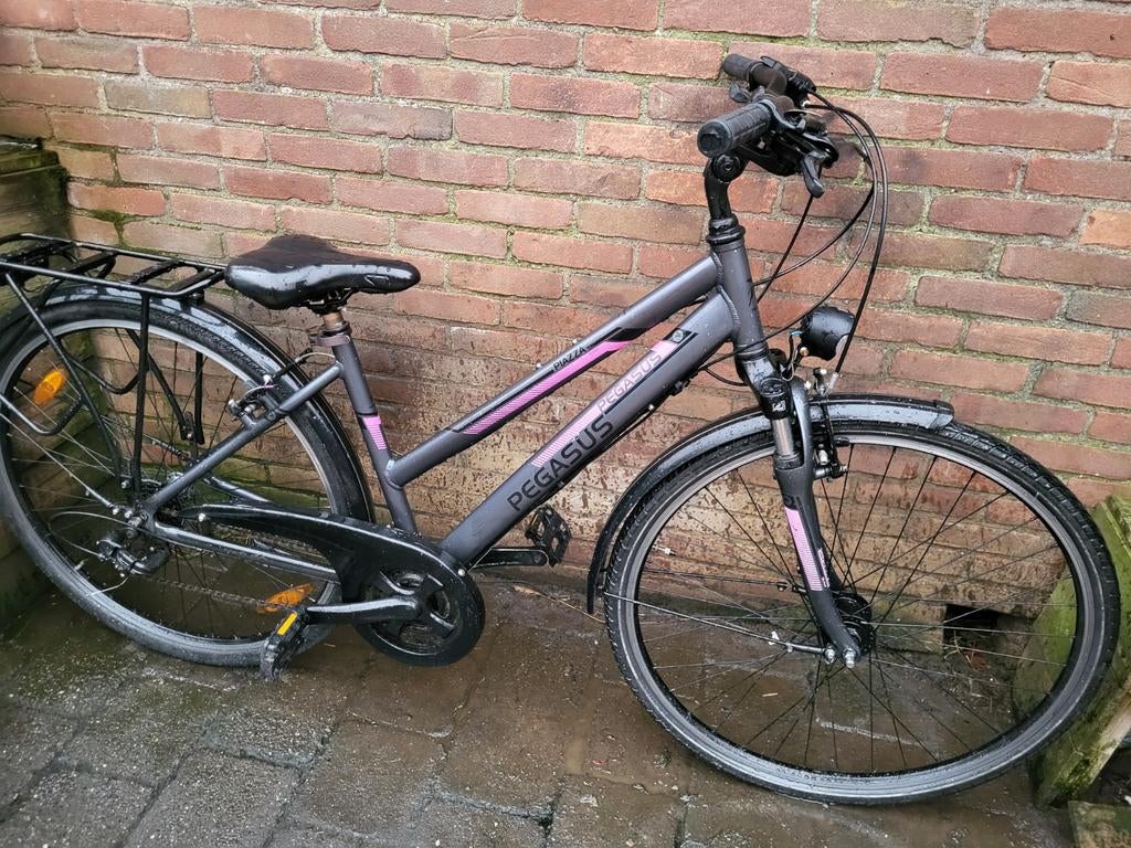 Zgan Pegasus Piazza meidenfiets 21V- naafdynamo etc 46cm, Versnellingen, Zo goed als nieuw, Overige merken, Ophalen