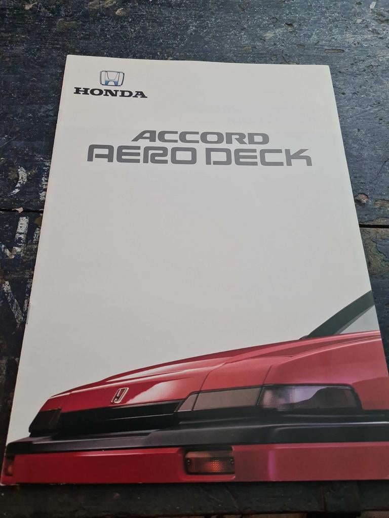 Honda Accord Aero deck (2), Boeken, Auto's | Folders en Tijdschriften, Ophalen of Verzenden, Nieuw, Honda