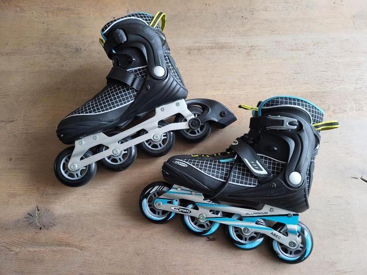 inline skates maat 40 Hy Sports zgan zwart blauw, Sport en Fitness, Skeelers, Zo goed als nieuw, Dames, Heren, Kinderen, Ophalen of Verzenden