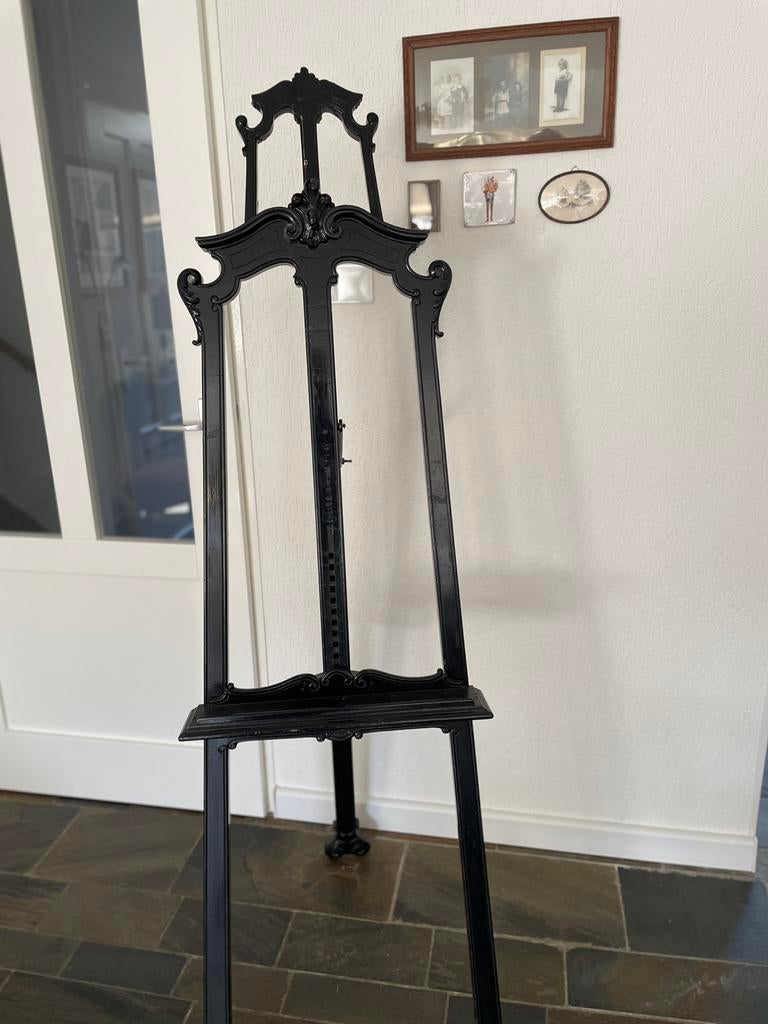 Vintage schildersezel - Zwart, decoratief en verstelbaar, Ophalen